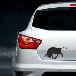 Pegatina Toro Humillando