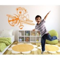 Vinilo Osito Aviador