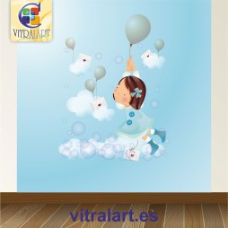 FotoMural Anita con Globo