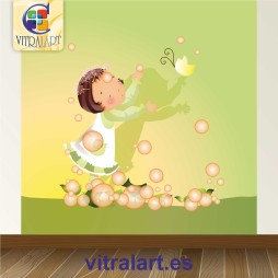 FotoMural Anita Con Mariposa