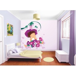 FotoMural Anita En Flor 2