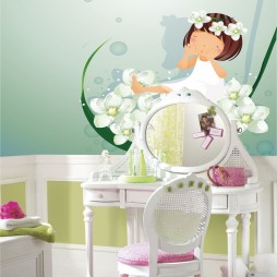 FotoMural Anita En Flor 3