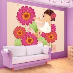 FotoMural Anita Entre Flores