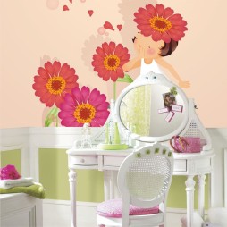 FotoMural Anita Entre Flores 2