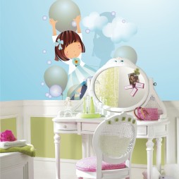 FotoMural Anita entre globos