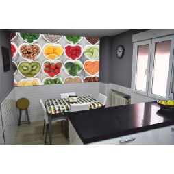 FotoMural Cuencos Corazones