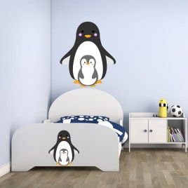 Vinilo infantil Pingüinos