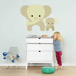 Vinilo infantil Elefante