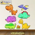 Vinilo infantil kit Dinosaurios