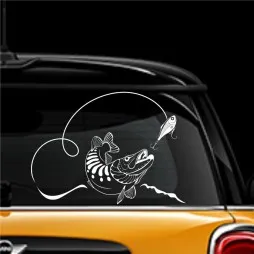 Pegatina Pesca Lucio 2