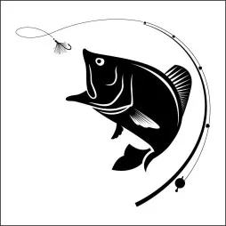 Pegatina Pesca Trucha