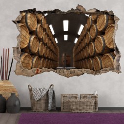 Vinilo Roto 3D Bodega