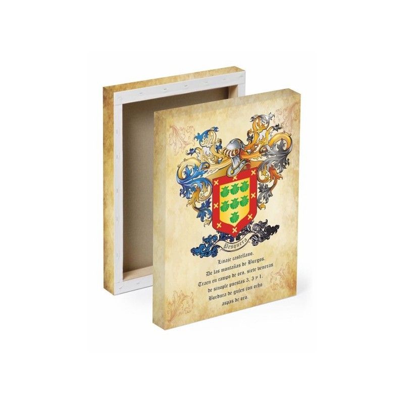 Escudo heráldico en Lienzo Escudo heráldico en Lienzo