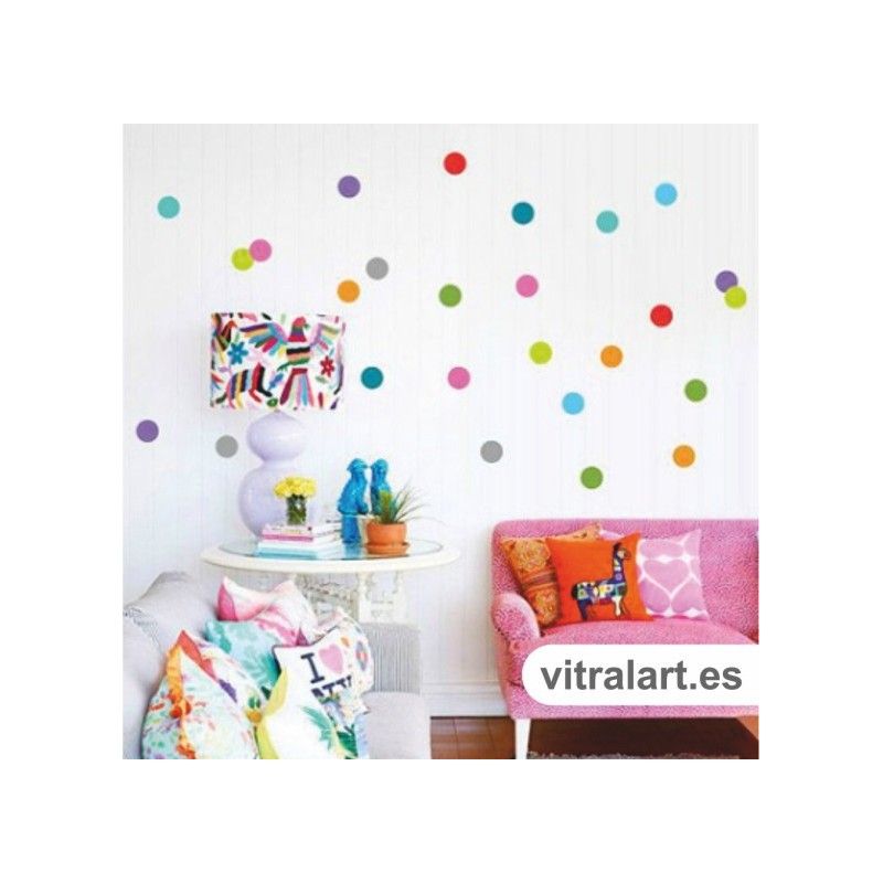 Vinilo Mini Topitos de Colores Vinilo Mini Topitos de Colores