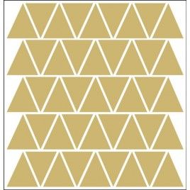 Vinilo Mini Triángulos de Colores