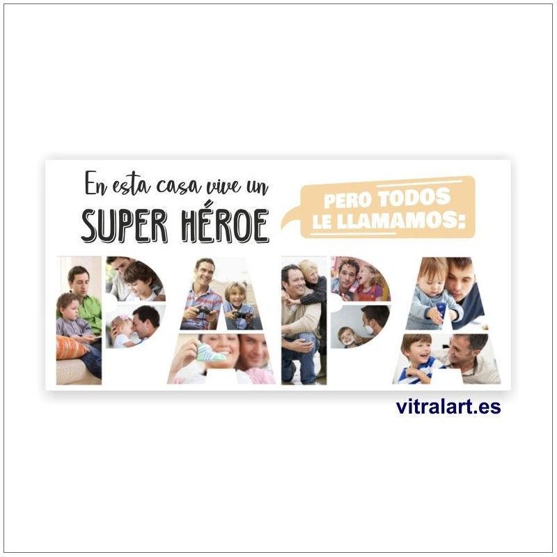 Foto Lienzo Personalizado Papá