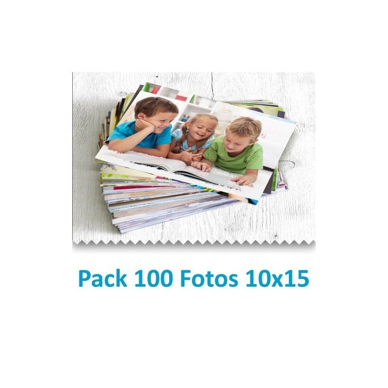 Pack 100 Fotografías 10x15 cm
