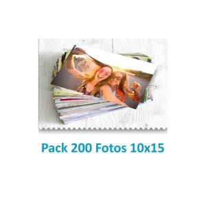 Pack 200 Fotografías 10x15cm