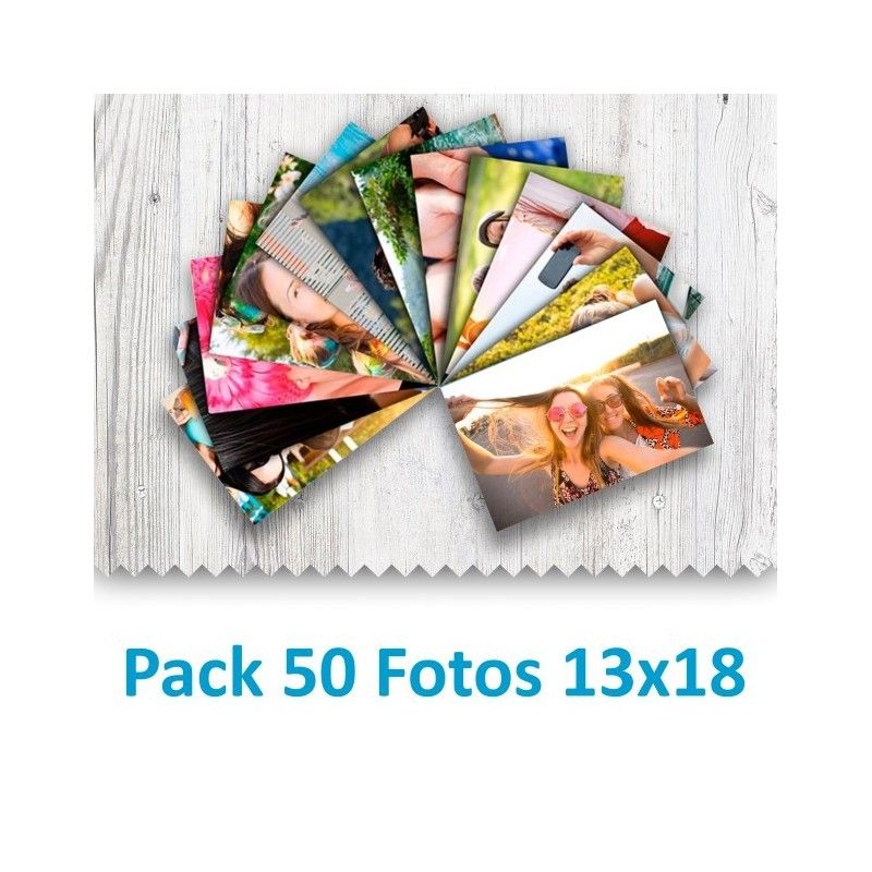Pack 50 Fotografías 13x18cm