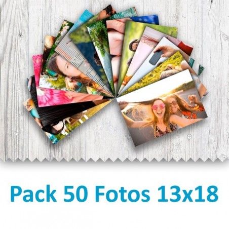 Pack 50 Fotografías 13x18cm