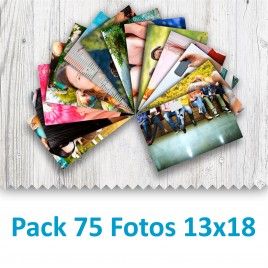 Pack 75 Fotografías 13x18cm
