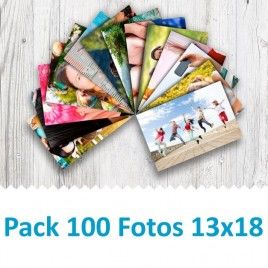 Pack 100 Fotografías 13x18cm