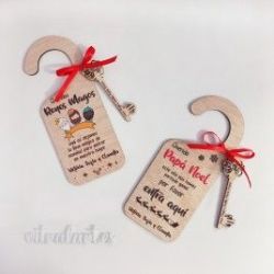 Colgador Puerta Papa Noel y Reyes Magos
