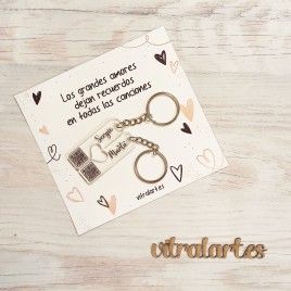 Llavero Corazón con QR