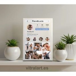 Cuadro en lienzo "Instalove"