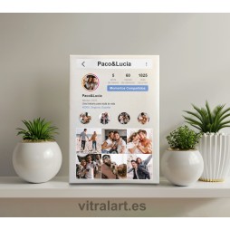 Cuadro en lienzo "Instalove"