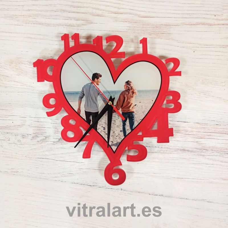 Reloj Personalizado Corazón