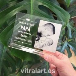 Placa Metacrilato día del padre
