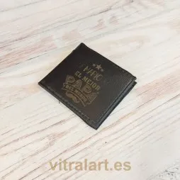 billetera personalizada para papá - de cuero PU