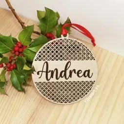 Bola de Navidad Ratán