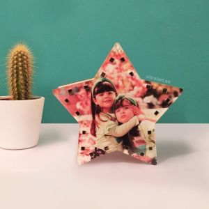 Lampara Estrella personalizada con foto mini
