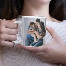 Taza de cerámica personalizada