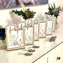 Placa día del padre «Siempre de la mano»