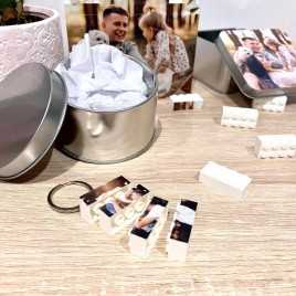 Llavero de Bloques Compatibles con Lego