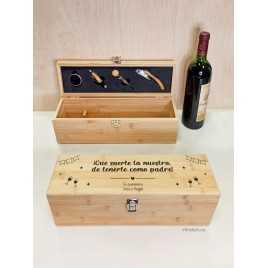 Set de vinos premium con caja personalizada