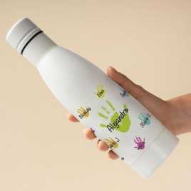 Botella termica Personalizada "Huella de los Peques"