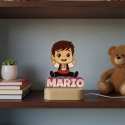 Lámpara LED Infantil Personalizada Segovianos con Nombre – Tradición y Ternura