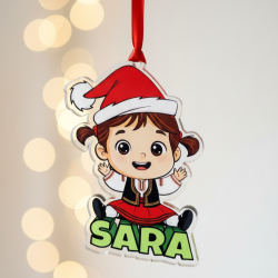 Bola Navidad Personalizada Segoviana con Nombre – Decoración Original para el Árbol