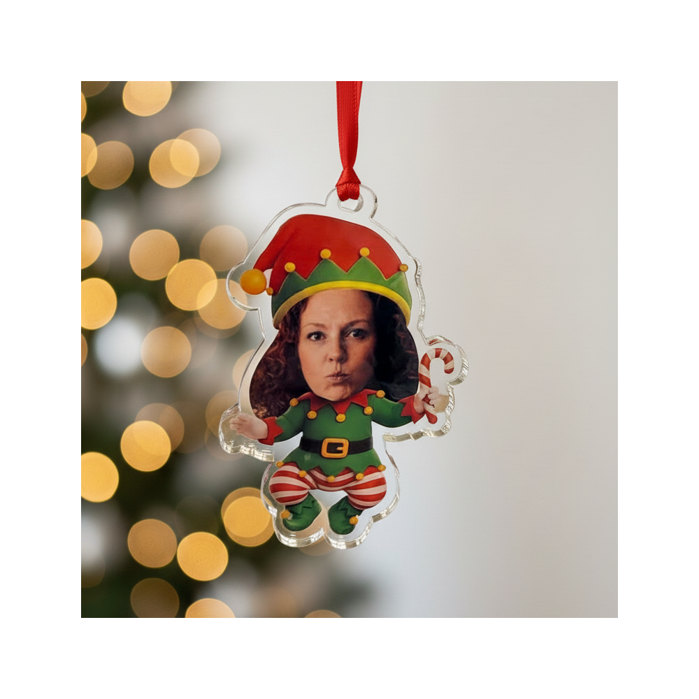 Bolas de Navidad Personalizadas con Caricaturas Navideñas