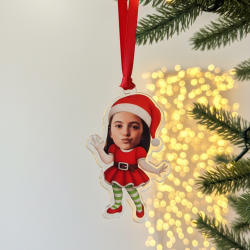 Bolas de Navidad Personalizadas con Caricaturas Navideñas