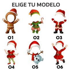 Bolas de Navidad Personalizadas con Caricaturas Navideñas