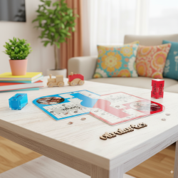 Parchís Personalizado en Metacrilato 2 Jugadores | Juego Único