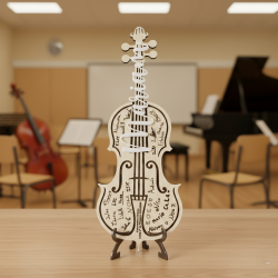 Instrumento Musical de Madera Personalizado | Regalo Profesor