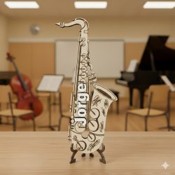 Instrumento Musical de Madera Personalizado | Regalo Profesor