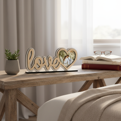 Placa Love Personalizada – Decoración con Foto | Regalos Originales
