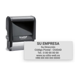 Sello Trodat 4913 Personalizado 58x22 mm | Envío Rápido